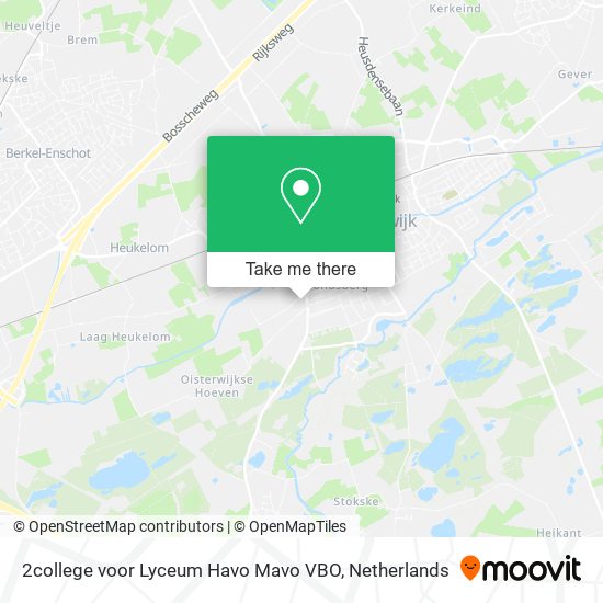 2college voor Lyceum Havo Mavo VBO map