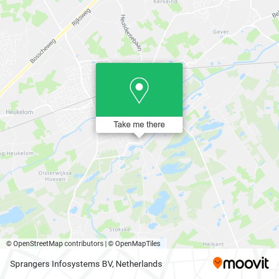 Sprangers Infosystems BV map