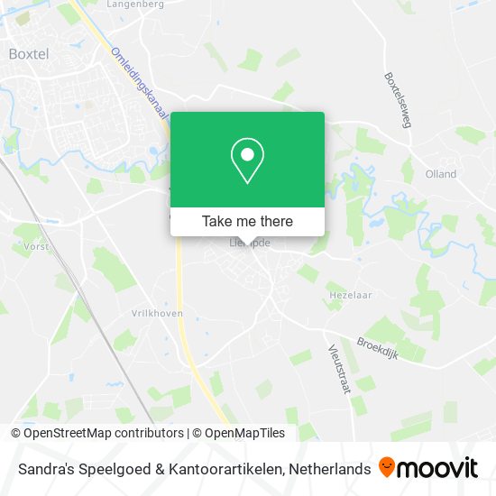 Sandra's Speelgoed & Kantoorartikelen map