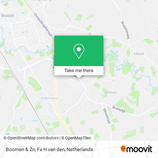Boomen & Zn, Fa H van den map