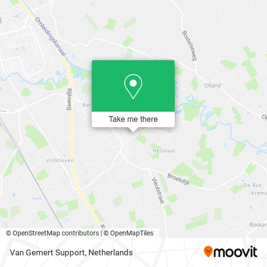 Van Gemert Support Karte