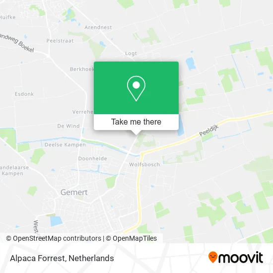Alpaca Forrest map