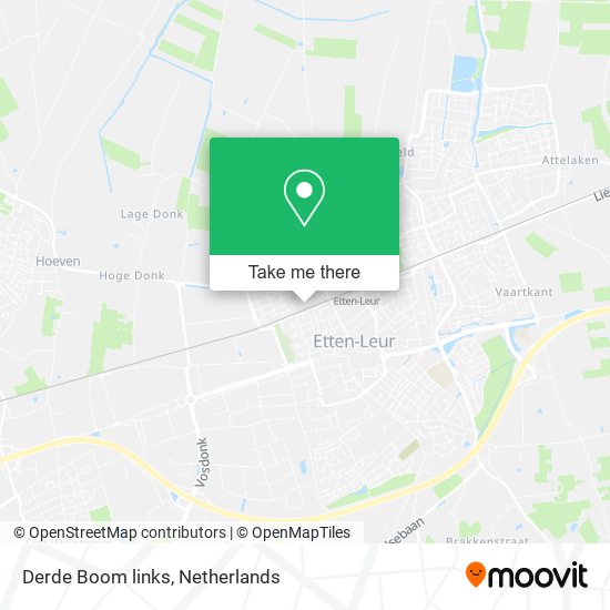 Derde Boom links map