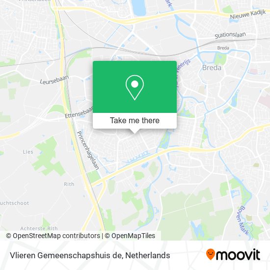 Vlieren Gemeenschapshuis de map