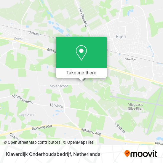 Klaverdijk Onderhoudsbedrijf map