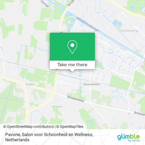 Pavone, Salon voor Schoonheid en Wellness map