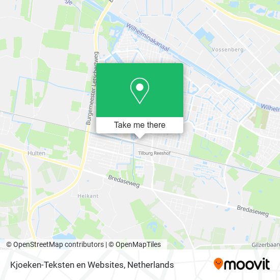 Kjoeken-Teksten en Websites map