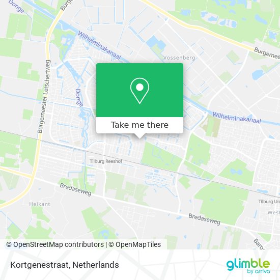 Kortgenestraat map