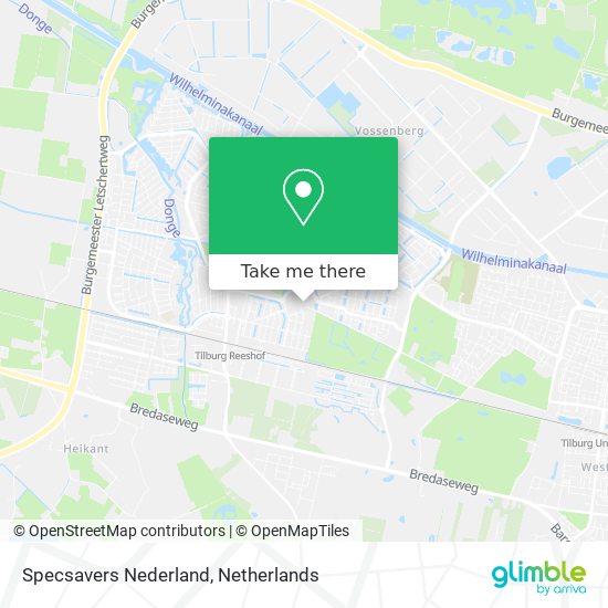 Specsavers Nederland Karte