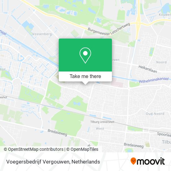 Voegersbedrijf Vergouwen Karte