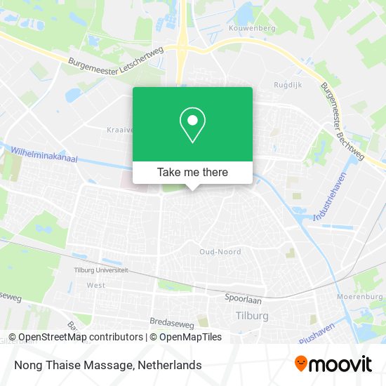 Nong Thaise Massage map