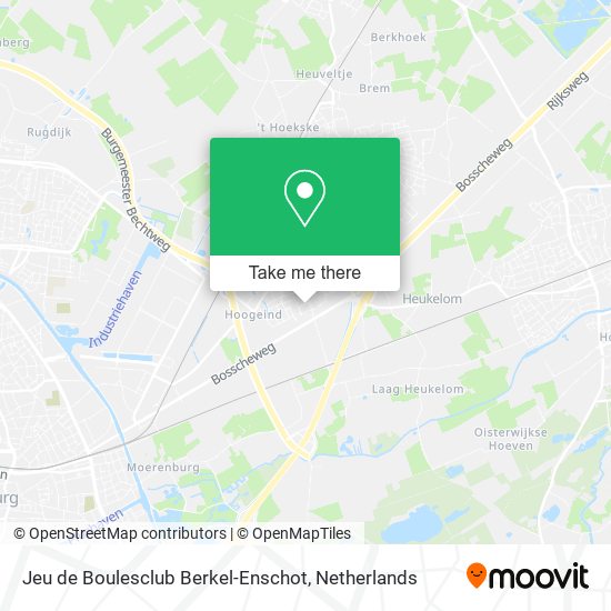 Jeu de Boulesclub Berkel-Enschot map