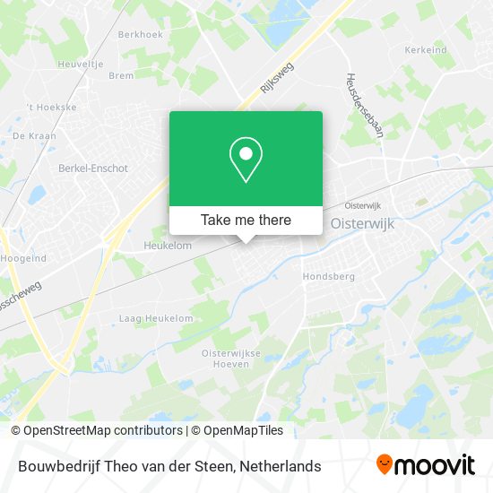 Bouwbedrijf Theo van der Steen map