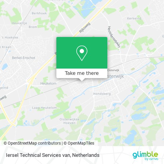 Iersel Technical Services van map