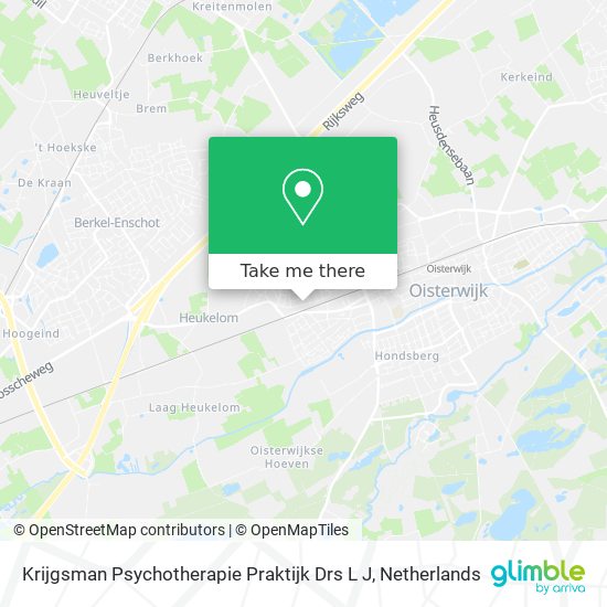 Krijgsman Psychotherapie Praktijk Drs L J Karte