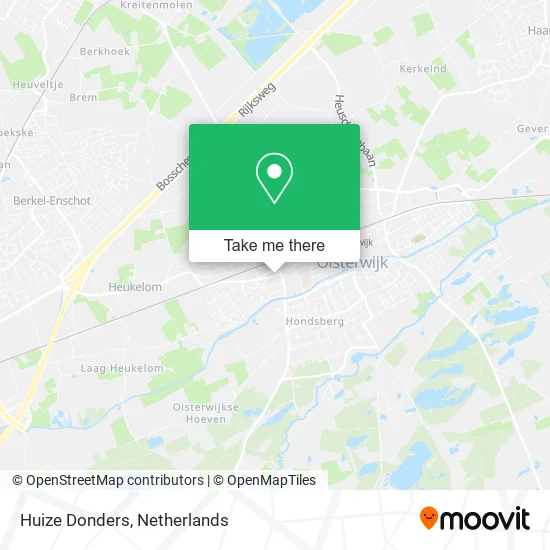 Huize Donders map
