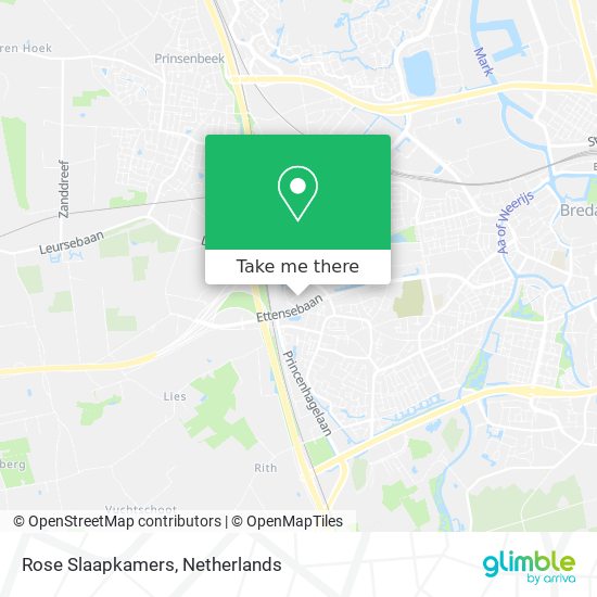 Rose Slaapkamers map