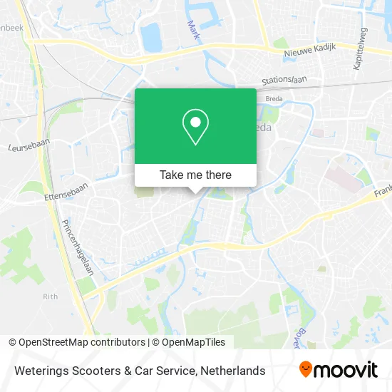 Weterings Scooters & Car Service map