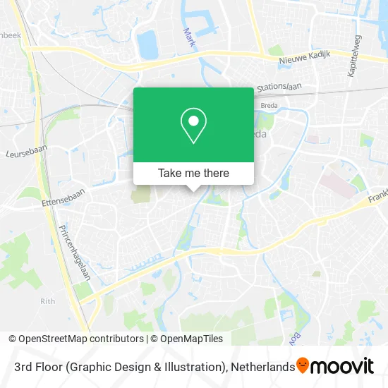 3rd Floor (Graphic Design & Illustration) map