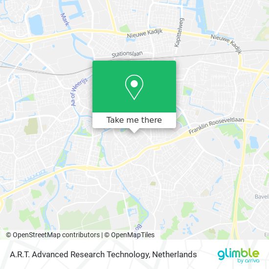 A.R.T. Advanced Research Technology map