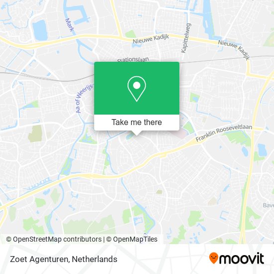 Zoet Agenturen map