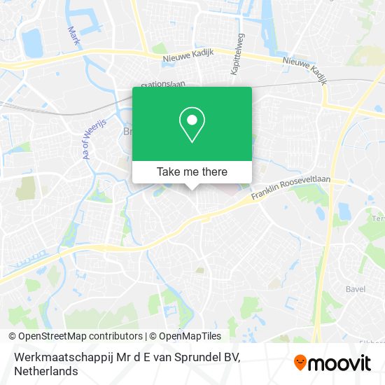 Werkmaatschappij Mr d E van Sprundel BV map