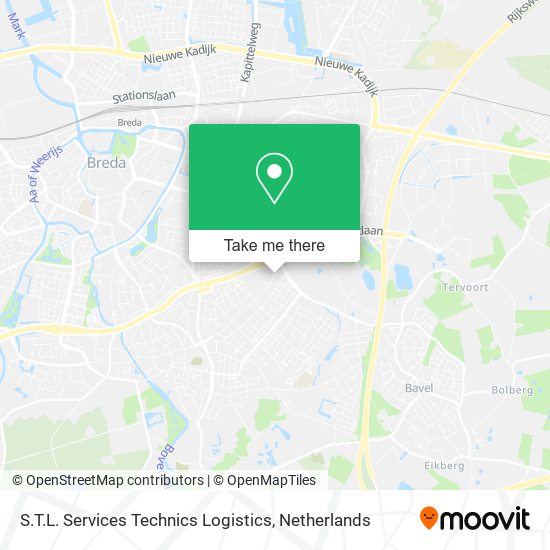S.T.L. Services Technics Logistics map
