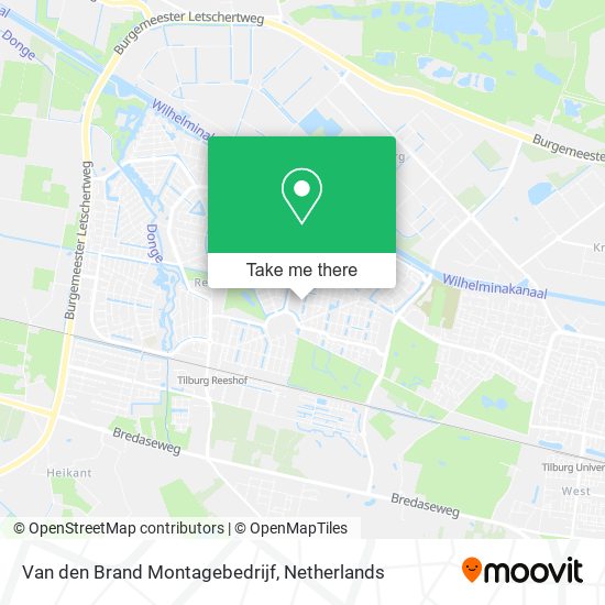 Van den Brand Montagebedrijf Karte