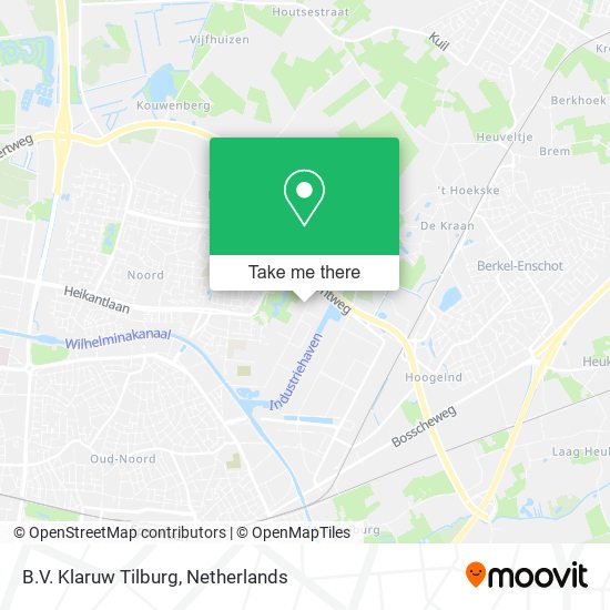B.V. Klaruw Tilburg map