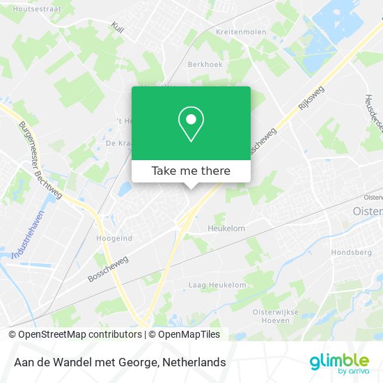 Aan de Wandel met George map