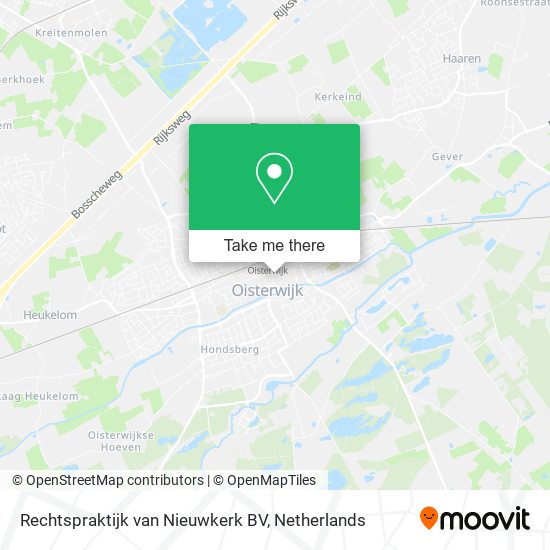 Rechtspraktijk van Nieuwkerk BV Karte