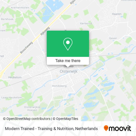 Modern Trained - Training & Nutrition map