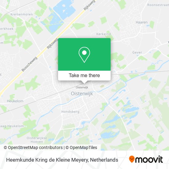 Heemkunde Kring de Kleine Meyery map