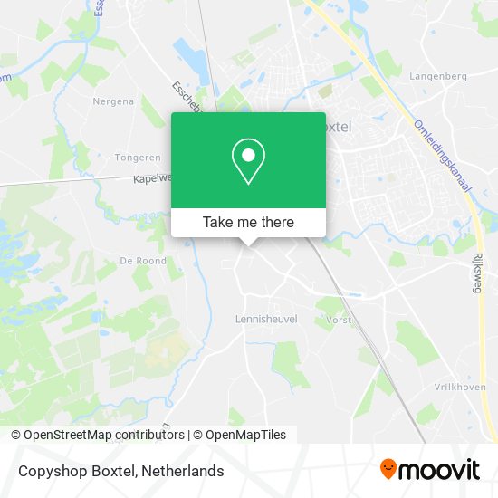 Copyshop Boxtel map