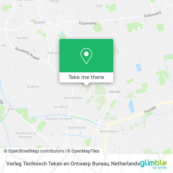 Verleg Technisch Teken en Ontwerp Bureau map