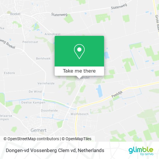 Dongen-vd Vossenberg Clem vd map