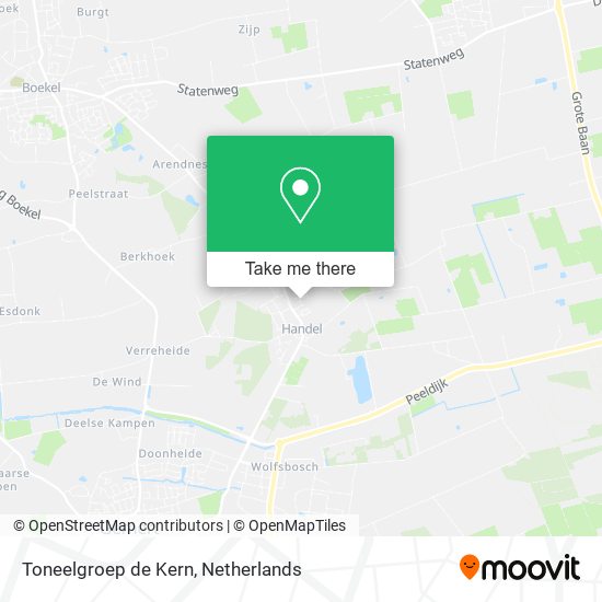 Toneelgroep de Kern map