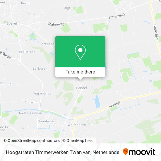 Hoogstraten Timmerwerken Twan van map