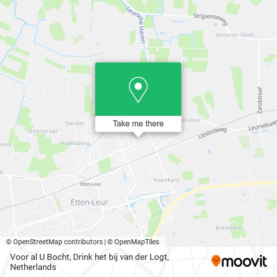 Voor al U Bocht, Drink het bij van der Logt map