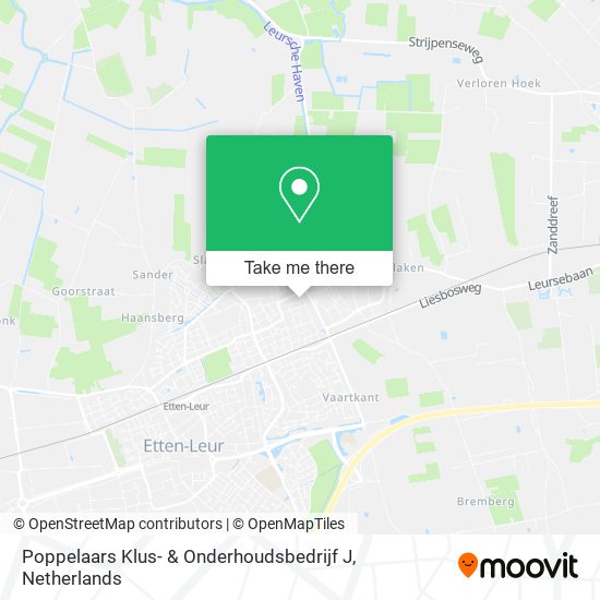 Poppelaars Klus- & Onderhoudsbedrijf J map