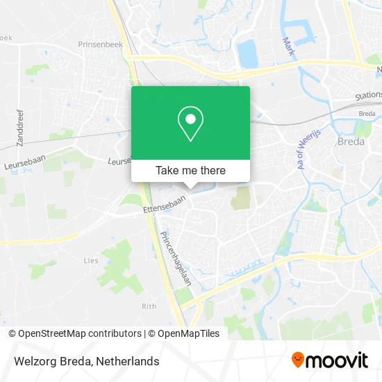 Welzorg Breda map