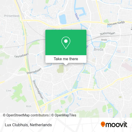 Lux Clubhuis map