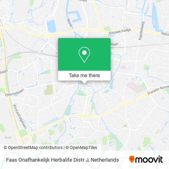 Faas Onafhankelijk Herbalife Distr J map