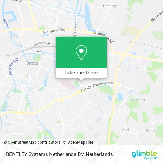 BENTLEY Systems Netherlands BV map