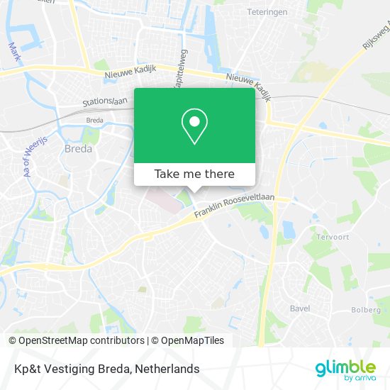 Kp&t Vestiging Breda Karte