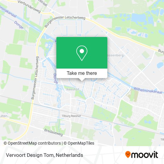 Vervoort Design Tom map