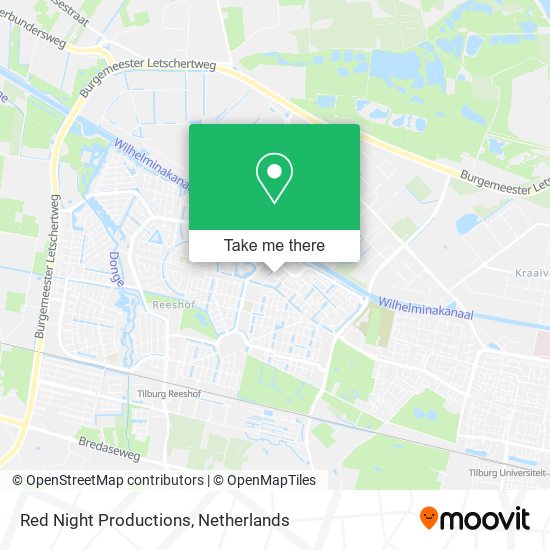 Red Night Productions map