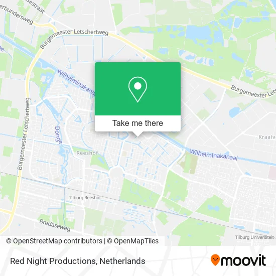 Red Night Productions map