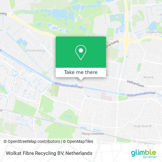 Wolkat Fibre Recycling BV map