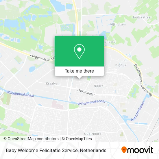 Baby Welcome Felicitatie Service map